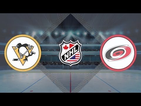 Обзор матча Питтсбург - Каролина / PENGUINS VS HURRICANES JANUARY 20, 2017 HIGHLIGHTS