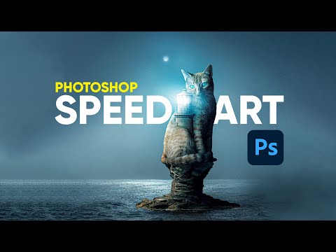 Cat art | Photoshop | Manipulation | Speed Art