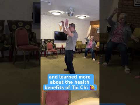 Watch our residents enjoy a calming Tai Chi class at Trenchard Court, Manchester! #shorts