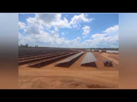 Villa Clara: labores constructivas en parques fotovoltaicos de Santo Domingo y Santa Clara