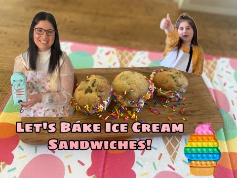 ICE CREAM SANDWICH TIME WITH MY NIECE AUDRINA!