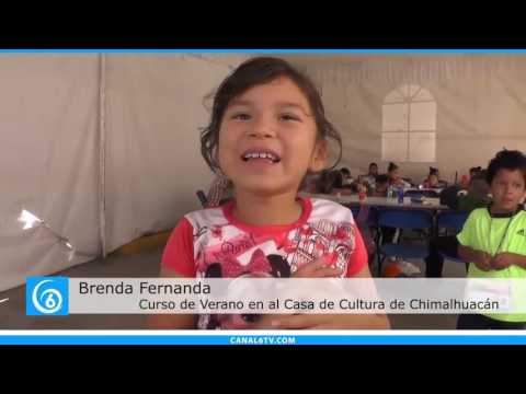 Cursos de verano en la casa de cultura en Chimalhuacán