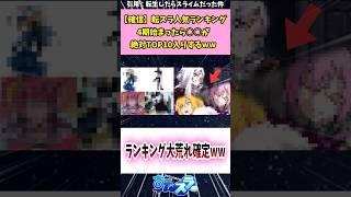 【確信】転スラ人気ランキング、4期始まったら○○が絶対TOP10入りするww