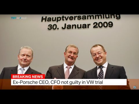 Thumbnail for Ex-Porsche CEO, CFO not guilty in VW trial by Porsche
