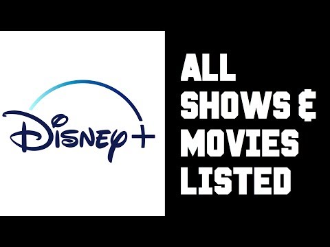 Disney+ Content - Disney Plus Movies & Shows List - Full List of Disney+ Shows & Movies at Launch