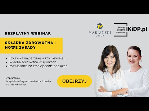 Składka zdrowotna na lata 2025–2026 i rozwiązania na zmniejszenie obciążeń #składkazdrowotna