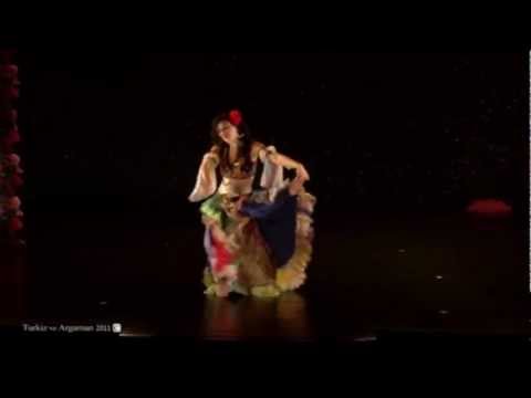 Turkish Gypsy Dance - Roman Havası - Turkiz ve Argaman 2011 - Sophie Armoza