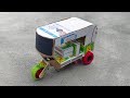 Make A Amazing Matchbox Auto RickShaw At Home DIY Matchbox Auto Diy Auto Rickshaw Craft Dc