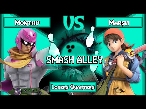 Smash Alley 19 Losers Quarterfinals - Monthu (Captain Falcon) vs. Marsh (Hero)
