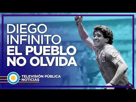 Homenajes a Maradona: "Diego infinito" y "El pueblo no olvida"