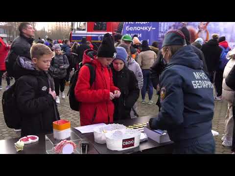 Сотрудники МЧС провели акцию "Не прожигай свою жизнь" видео