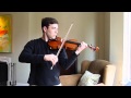 Nathan Cole, violin:  Schumann scherzo