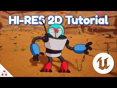 How to make High Resolution 2D Games in Unreal Engine 5