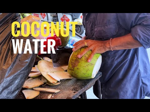 Great skill cutting coconut 🥥 fresh coconut water | wat ounalom Phnom Penh