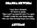 Joanna Newsom - Autumn (with lyrics) 