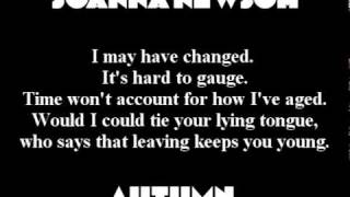 Joanna Newsom - Autumn (with lyrics)