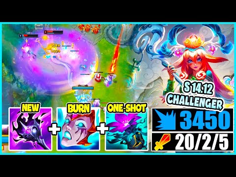 LILLIA JUNGLE S14.12 BUT MY ABILITIES APPLY 5 BURNS AT ONCE AND MELT YOUR ENTIRE HEALTH BAR