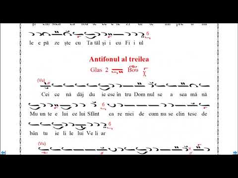 Antifoanele și Prochimenul-(Glasul 2), Anastasimatar V. Ojog-versiune instrumentală (Melodos)-clip9
