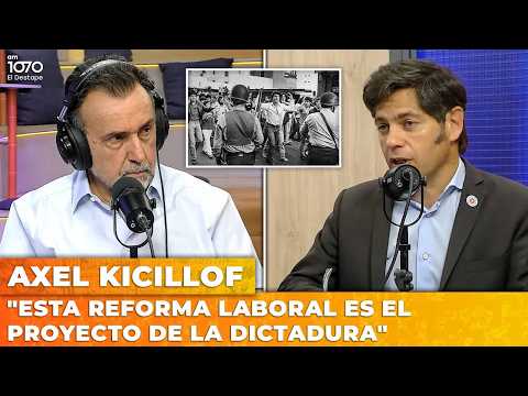 💥 "ESTA REFORMA LABORAL ES EL PROYECTO DE LA DICTADURA" | Axel Kicillof con Roberto Navarro