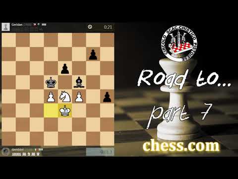 SCACCHI Partite Online 79 - chess.com - ROAD TO... -1600 part 7 - LIVE