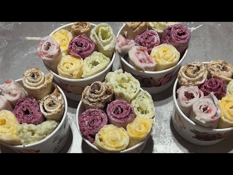 The Most Satisfying Ice Cream Rolls You’ll See Today 🍦🔥