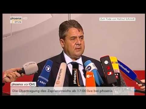 Helmut Schmidt: Reaktionen zum Tod des Altbundeskanzlers in einem Zusammenschnitt vom 11.11.2015