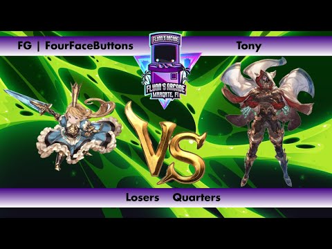 Flynn's Arcade 074 Losers Quarters - FG | FourFaceButtons (Charlotta) Vs Tony (Seox)Granblue Fantasy