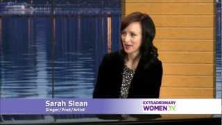 Sarah Slean interview by Shannon Skinner on ExtraordinaryWomenTV.com