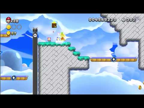 Meringue Clouds-3 Switchback Hill [New Super Mario Bros Wii U]