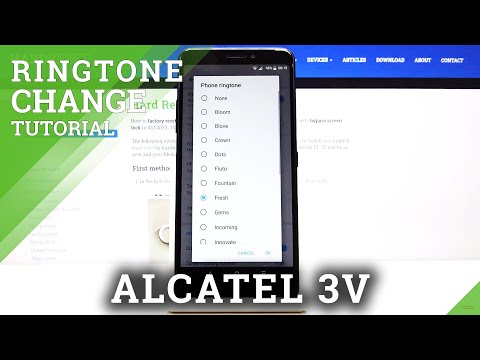 How to Change Phone Ringtone in ALCATEL 3V – Find Ringtone List