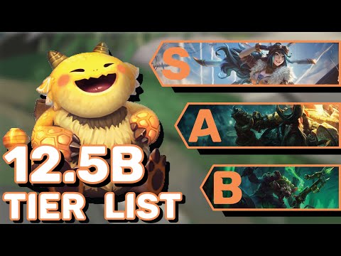 My Strategy & Tierlist For Climbing Patch 12.5-B | TFT Guide Teamfight Tactics