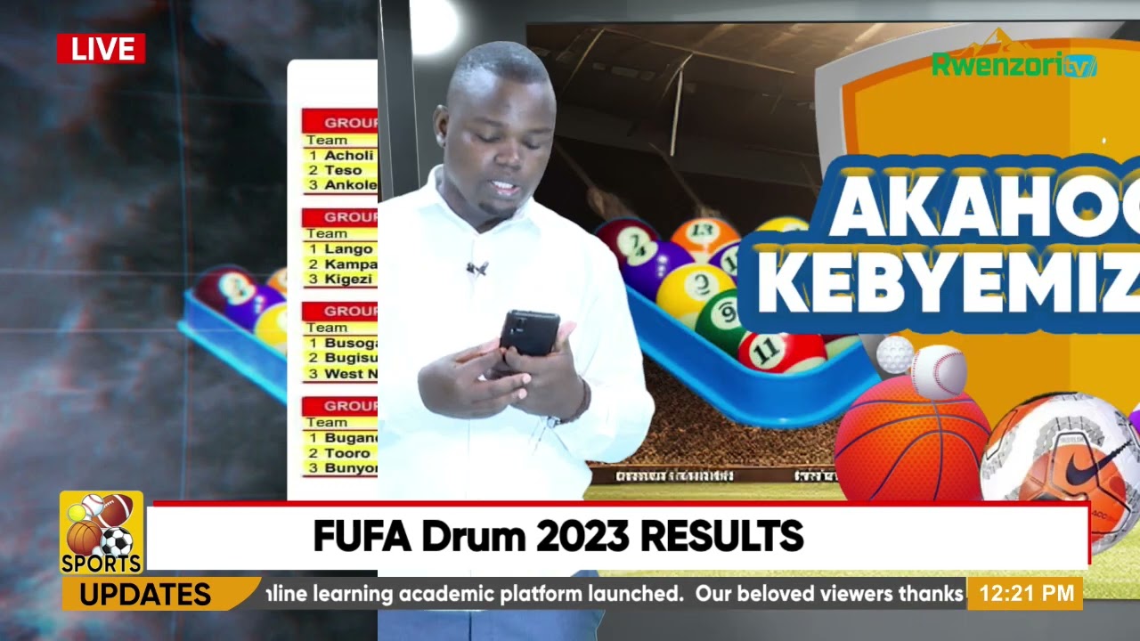 AKAHOOHO KEBYEMIZAANO FUFA DRUM UPDATES Rwenzori Tv