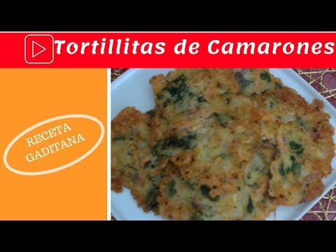 COMO HACER TORTILLITAS DE CAMARONES