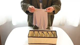 Skladací organizér na spodnú bielizeň 4 ks