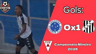 Gol: Cruzeiro 0x1 Democrata GV - Campeonato Mineiro 2026