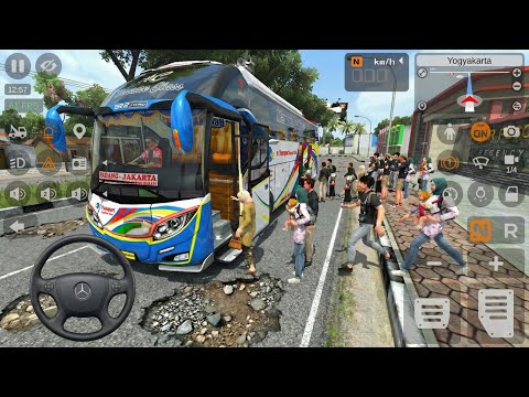 Bus Pariwisata ke Malioboro | Bus Simulator Indonesia Bussid