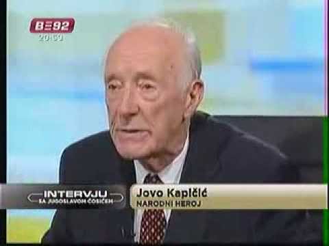 Narodni heroj, general Jovo Kapičić u emisiji  Intervju sa Jugoslavom , 22  marta 2010.