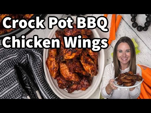 Slow Cooker BBQ Chicken Wings - Crispy & Juicy