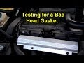 How to test for a bad / blown head gasket on a Volvo ...