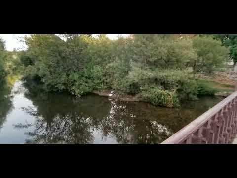 Puente de Bessón río Arlanzón, Burgos, Paseo de la Audiencia 10 a 80km de Miranda de Ebro
