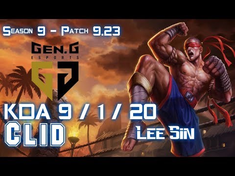 Gen Clid LEE SIN vs GRAGAS Jungle - Patch 9.23 KR Ranked