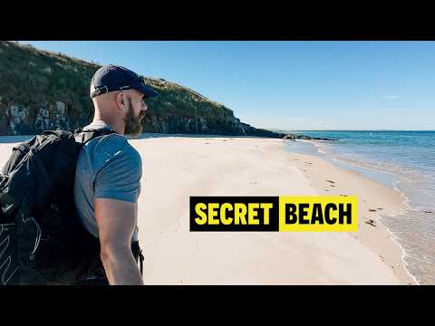 Northumberland's SECRET paradise beach, SEALS and crazy golfists