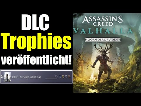 Assassins Creed Valhalla - Zorn der Druiden DLC Trophy Übersicht - Trophäen Trophys deutsch Trophies