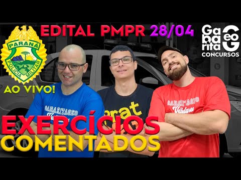 QUESTÕES DO EDITAL PMPR 2020 - GEOGRAFIA, HISTÓRIA E MATEMÁTICA