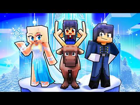 Having a FROZEN FAMILY in Minecraft!