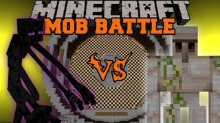 Mutant Enderman Vs Iron Golem - Minecraft Mob Battles - Mutant Creatures Mod Mutant Enderman Vs Iron Golem - Minecraft Mob Battles - Mutant Creatures Mod