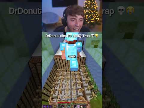 DrDonut dies to a 200iq trap on the Donut SMP 💀🙏🏻