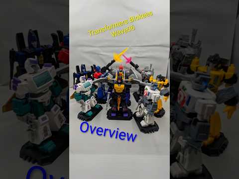 3 Minute Reviews #transformers #blokees #galaxyversion #vol6 #autobots #decepticons #overview