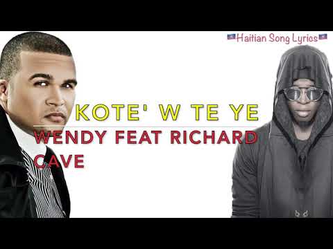 Richard cave ft wendy kotew te ye
