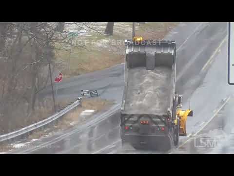 12-15-2022 Perkasie,PA - Snow, Sleet, Freezing Rain and Salting